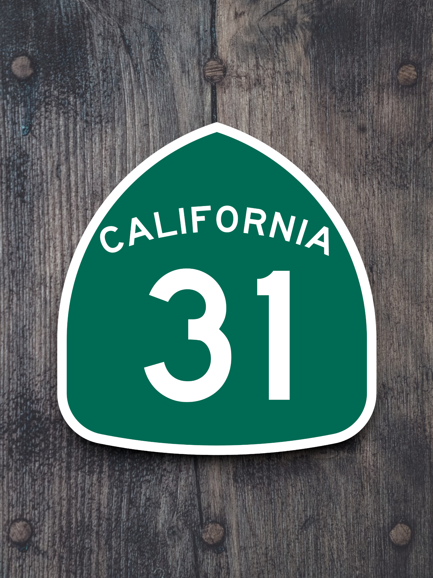 California State Route 31 Road Sign Sticker