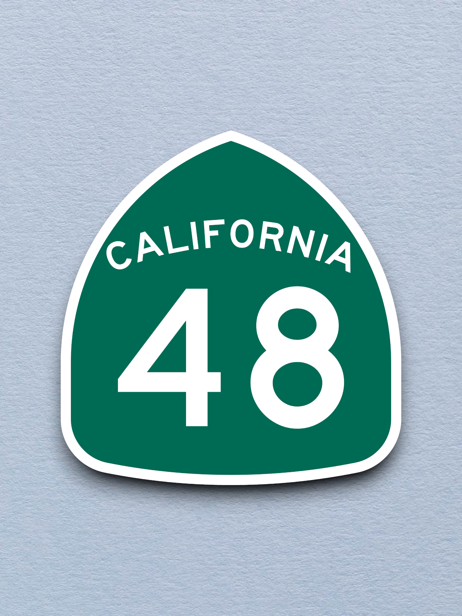 California State Route 48 Road Sign Sticker