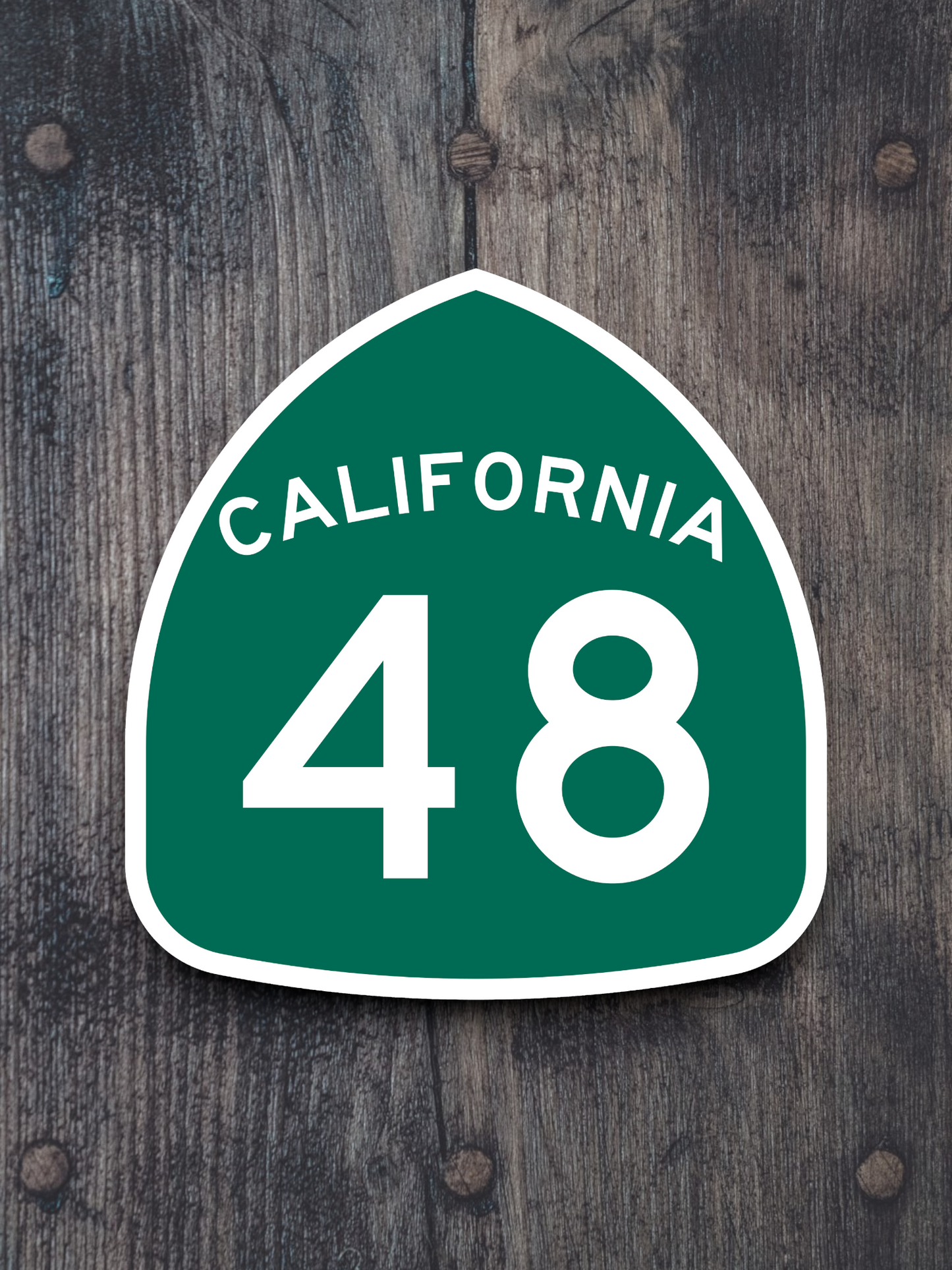 California State Route 48 Road Sign Sticker