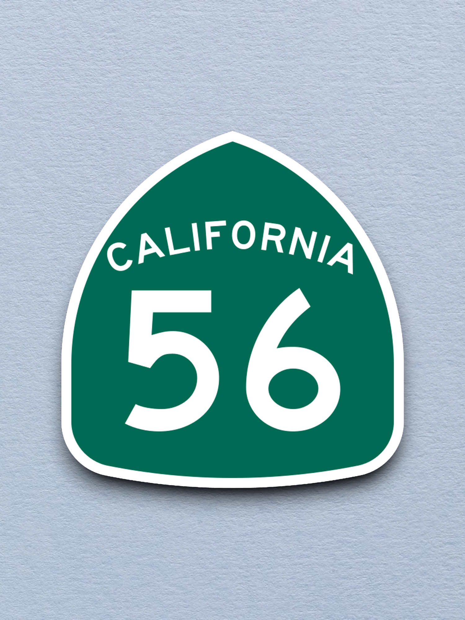 California State Route 56 Road Sign Sticker