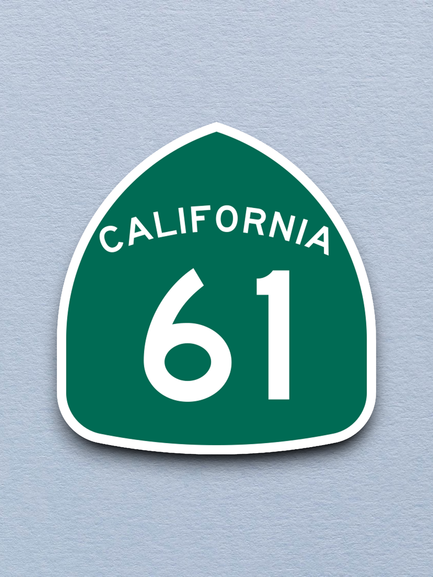 California State Route 61 Road Sign Sticker
