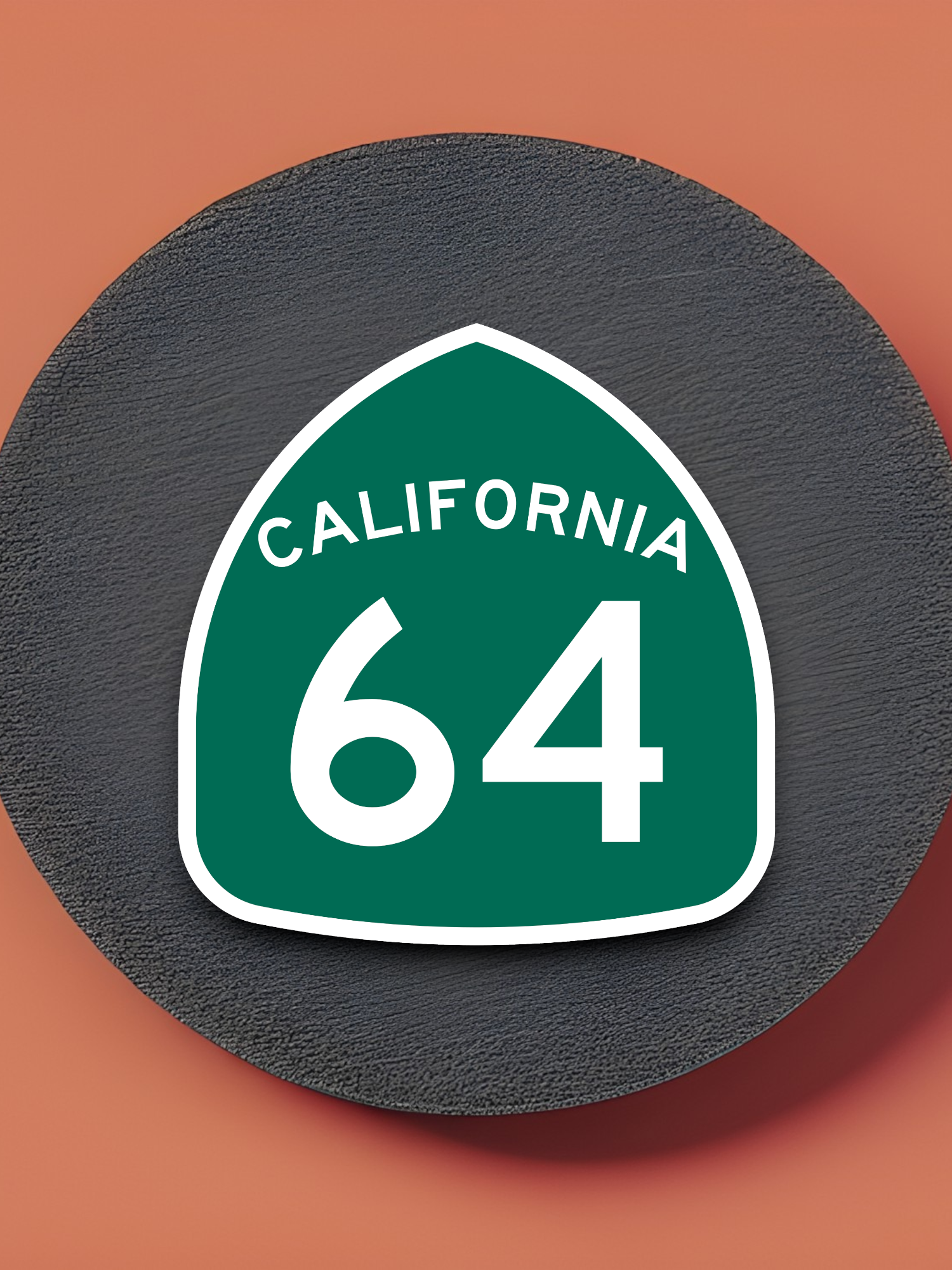 California State Route 64 Road Sign Sticker