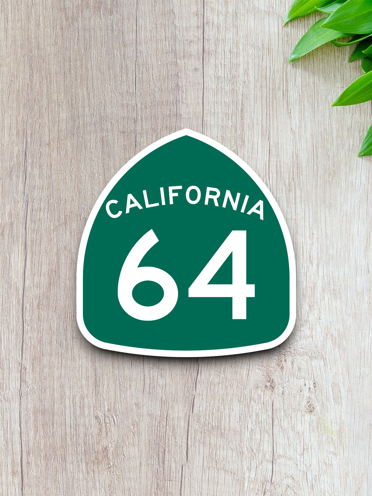 California State Route 64 Road Sign Sticker