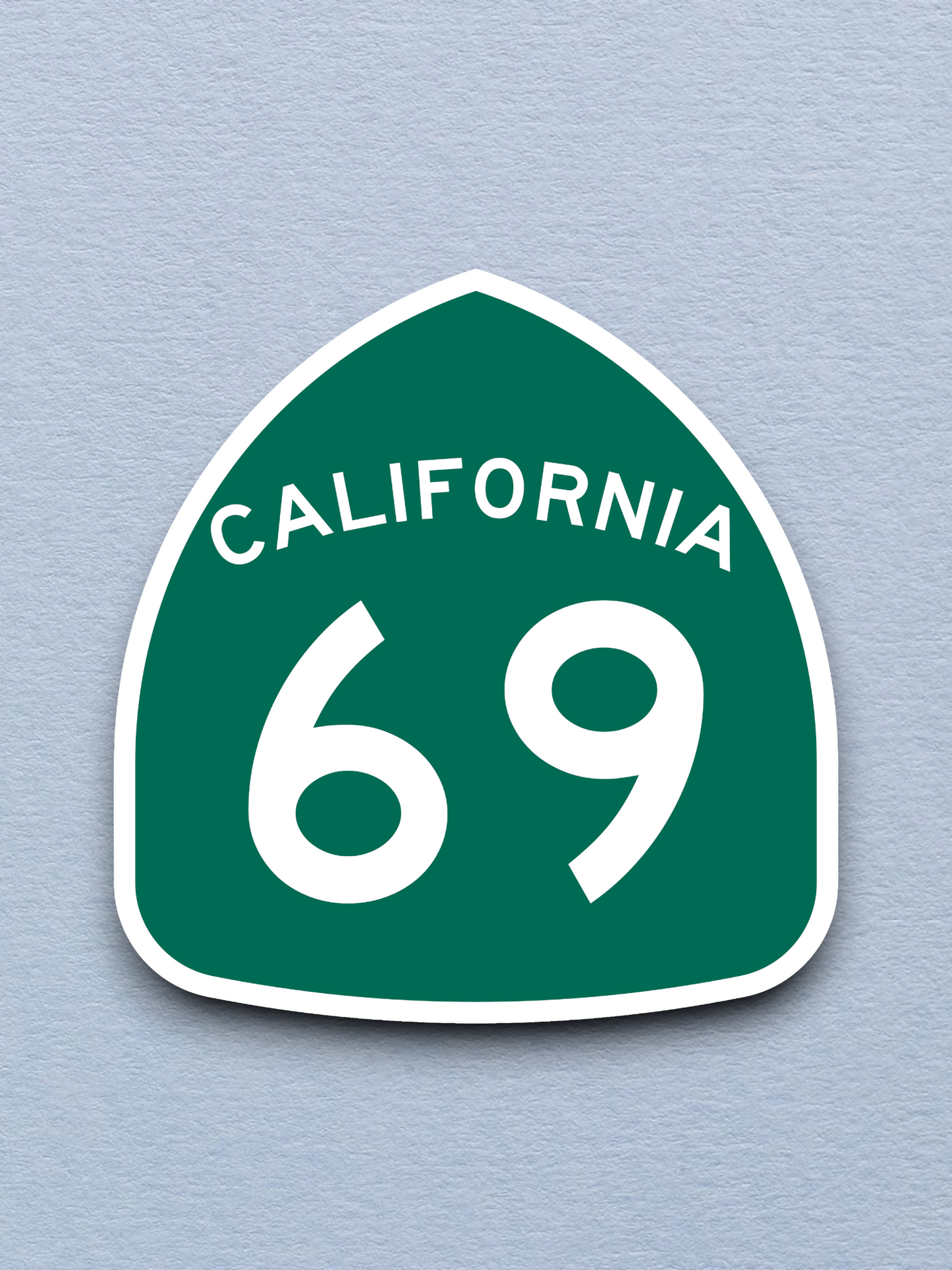 California State Route 69 Road Sign Sticker