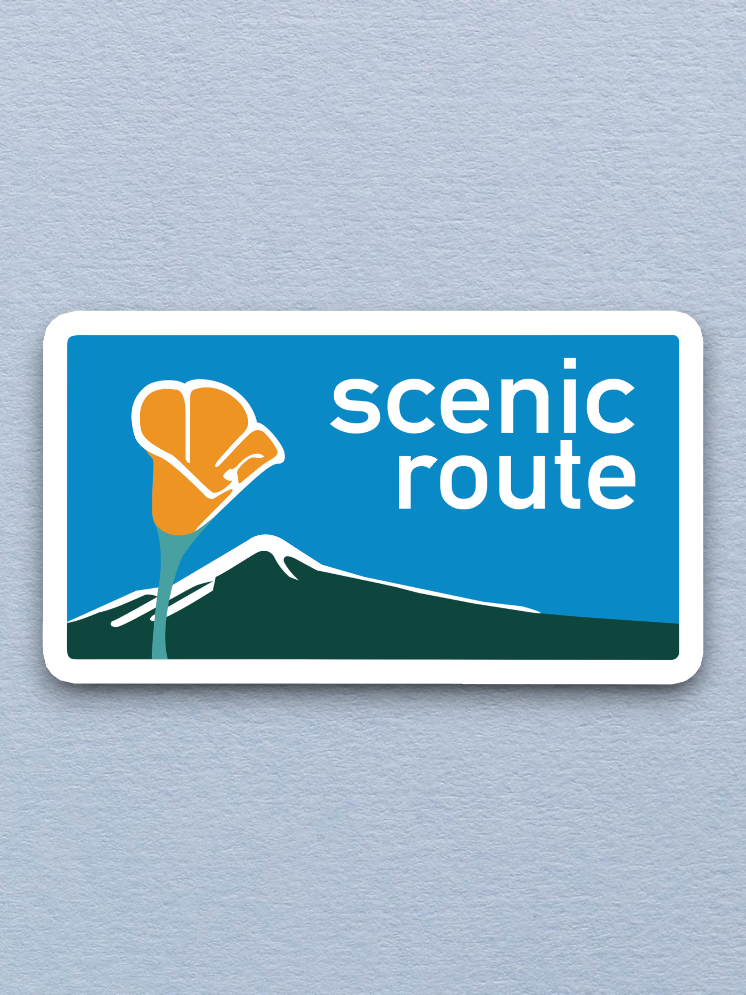 California Scenic Route Sticker