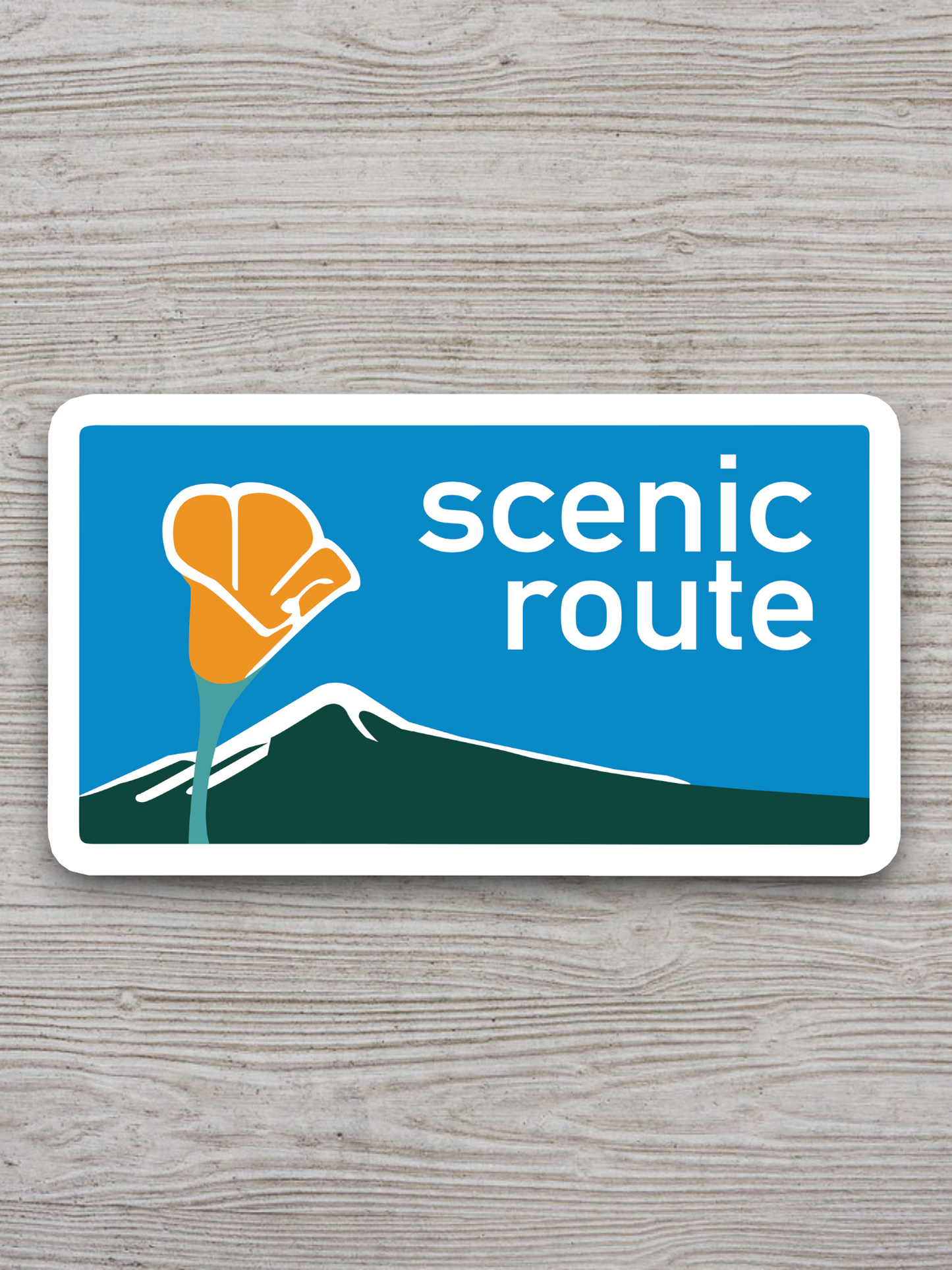 California Scenic Route Sticker