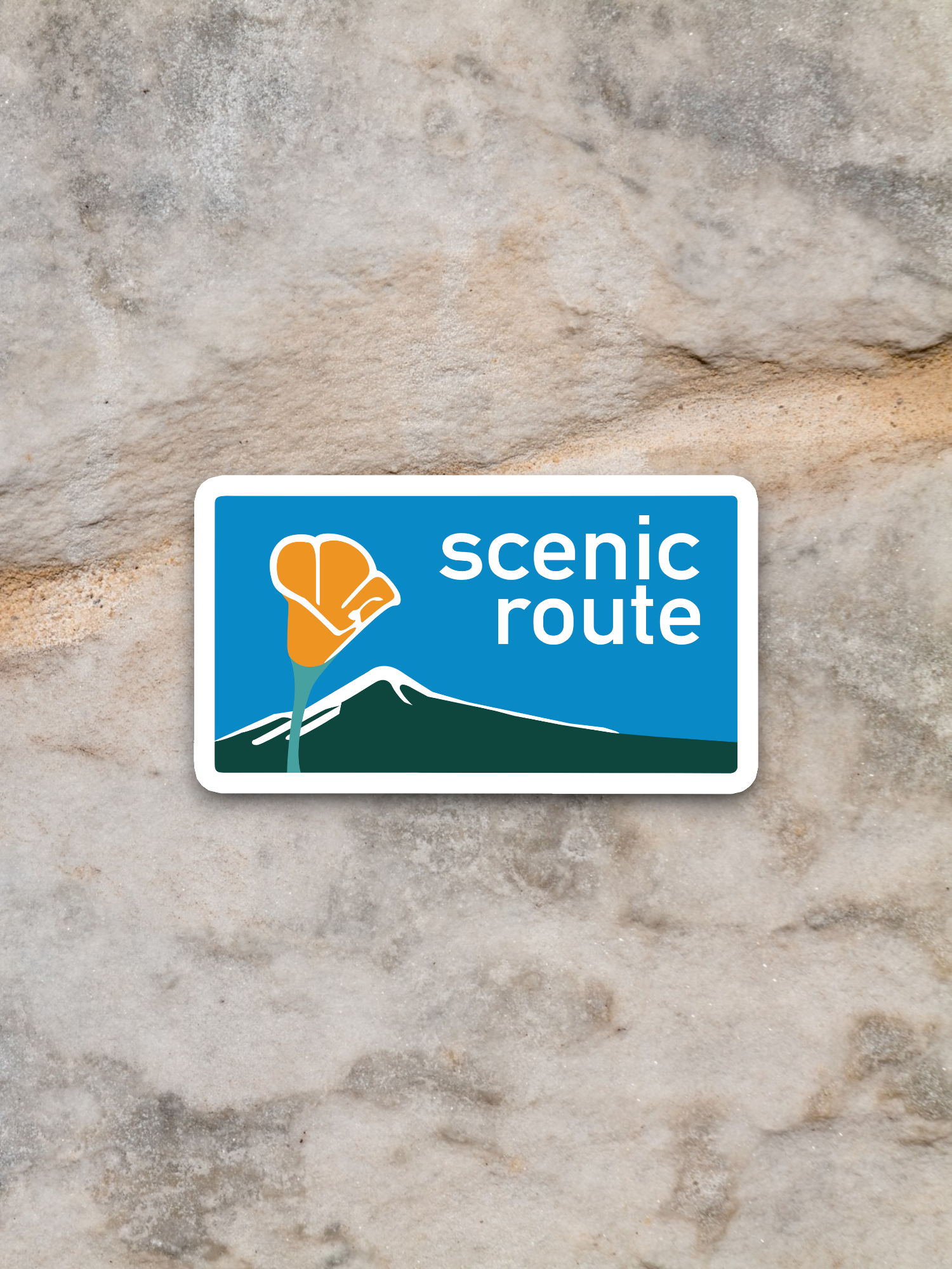 California Scenic Route Sticker