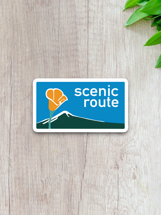 California Scenic Route Sticker