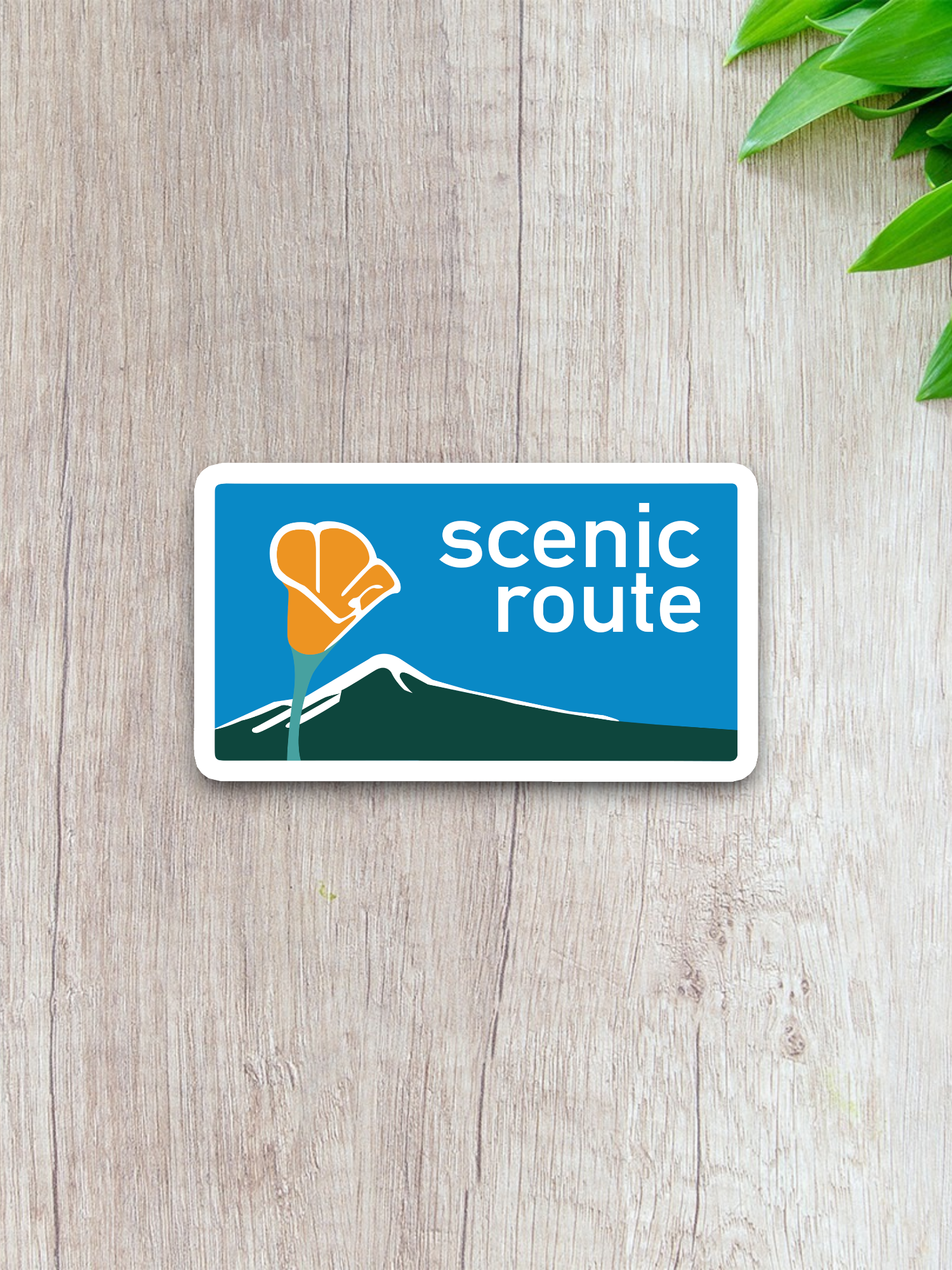 California Scenic Route Sticker