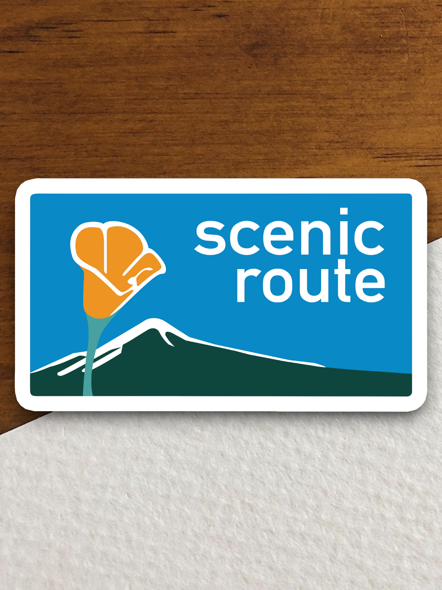 California Scenic Route Sticker