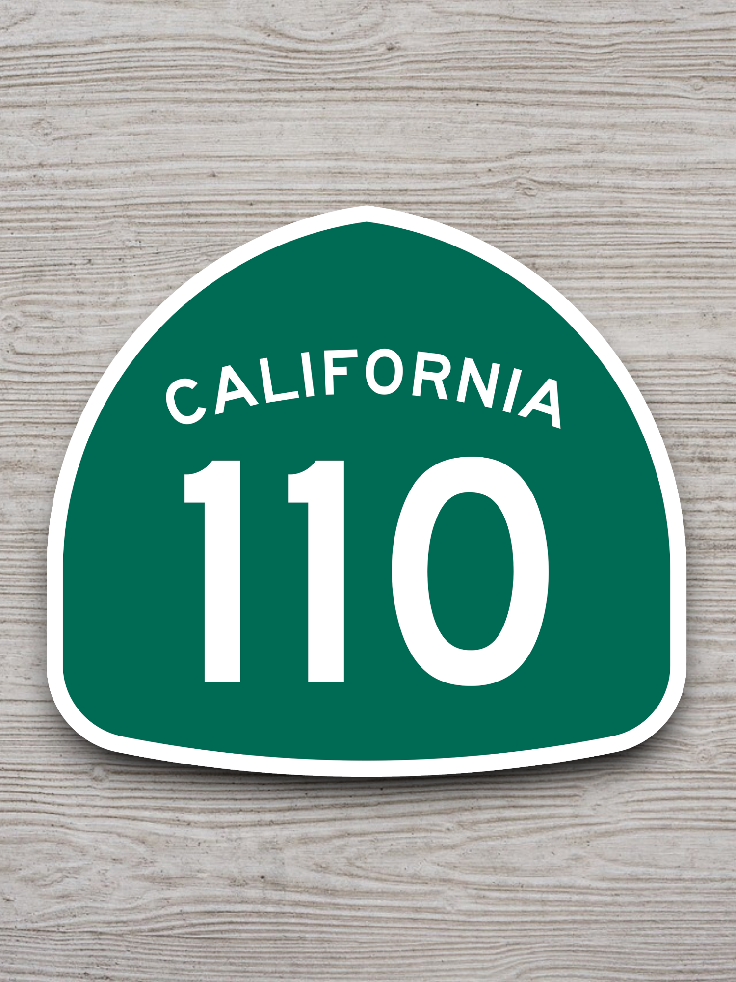 California State Route 110 Road Sign Sticker