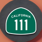 California State Route 111 Sticker
