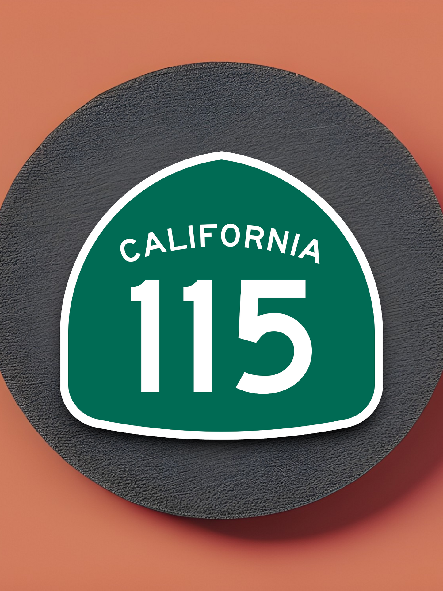 California State Route 115 Sticker