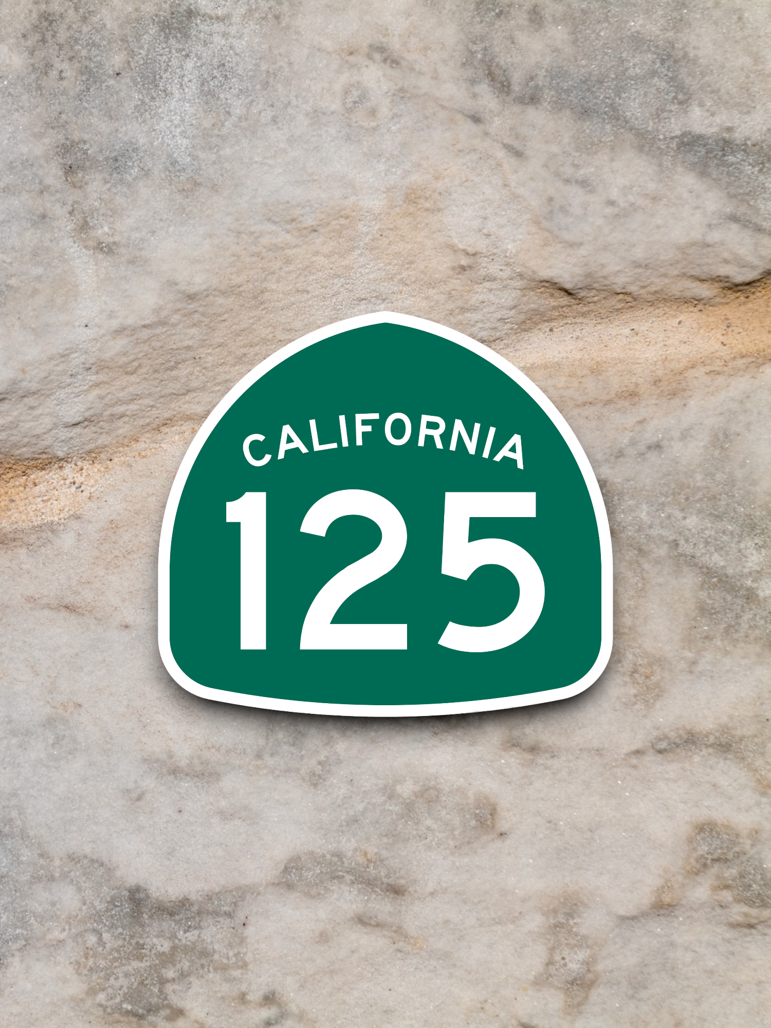 California State Route 125 Sticker