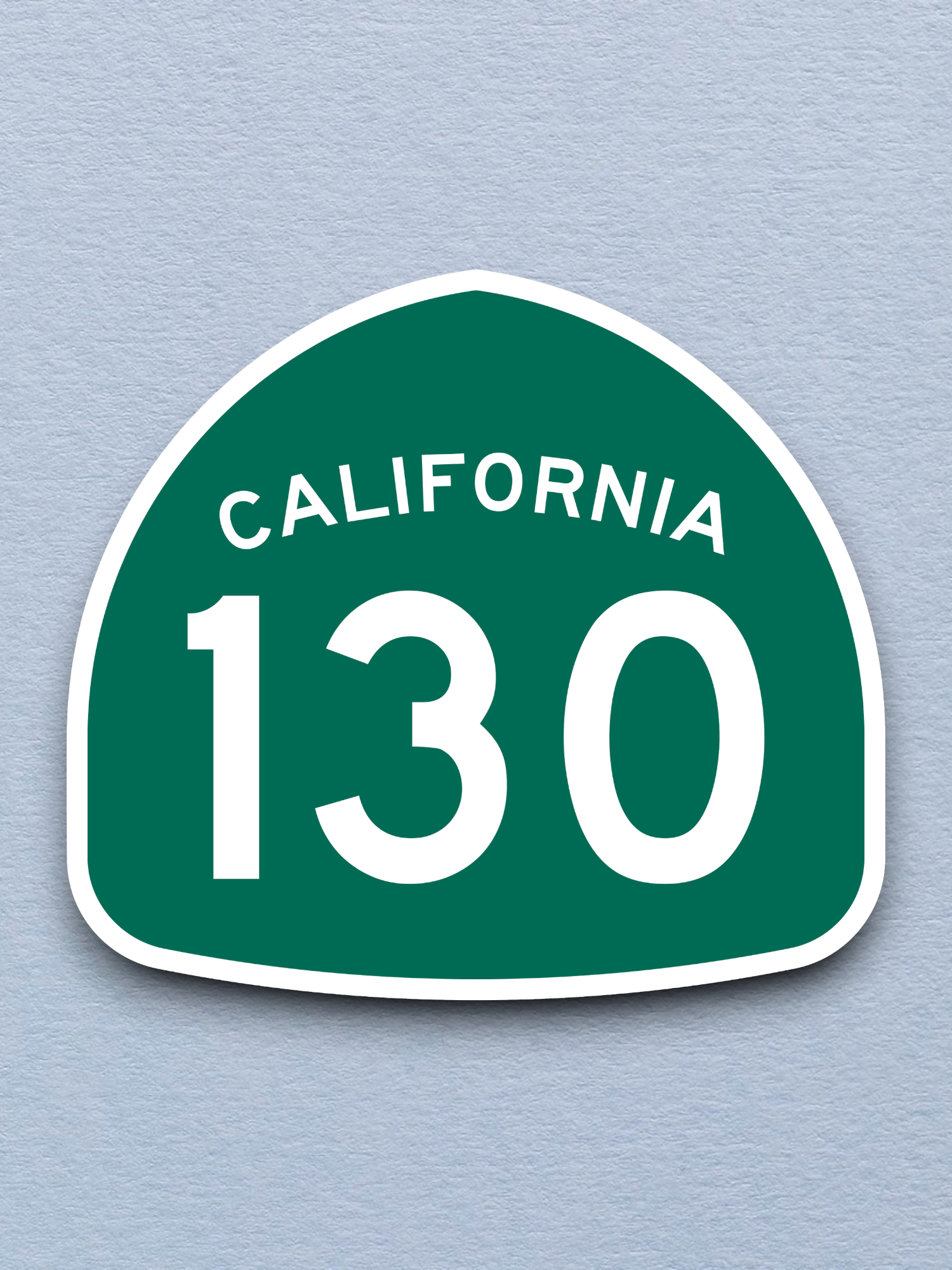 California State Route 130 Road Sign Sticker