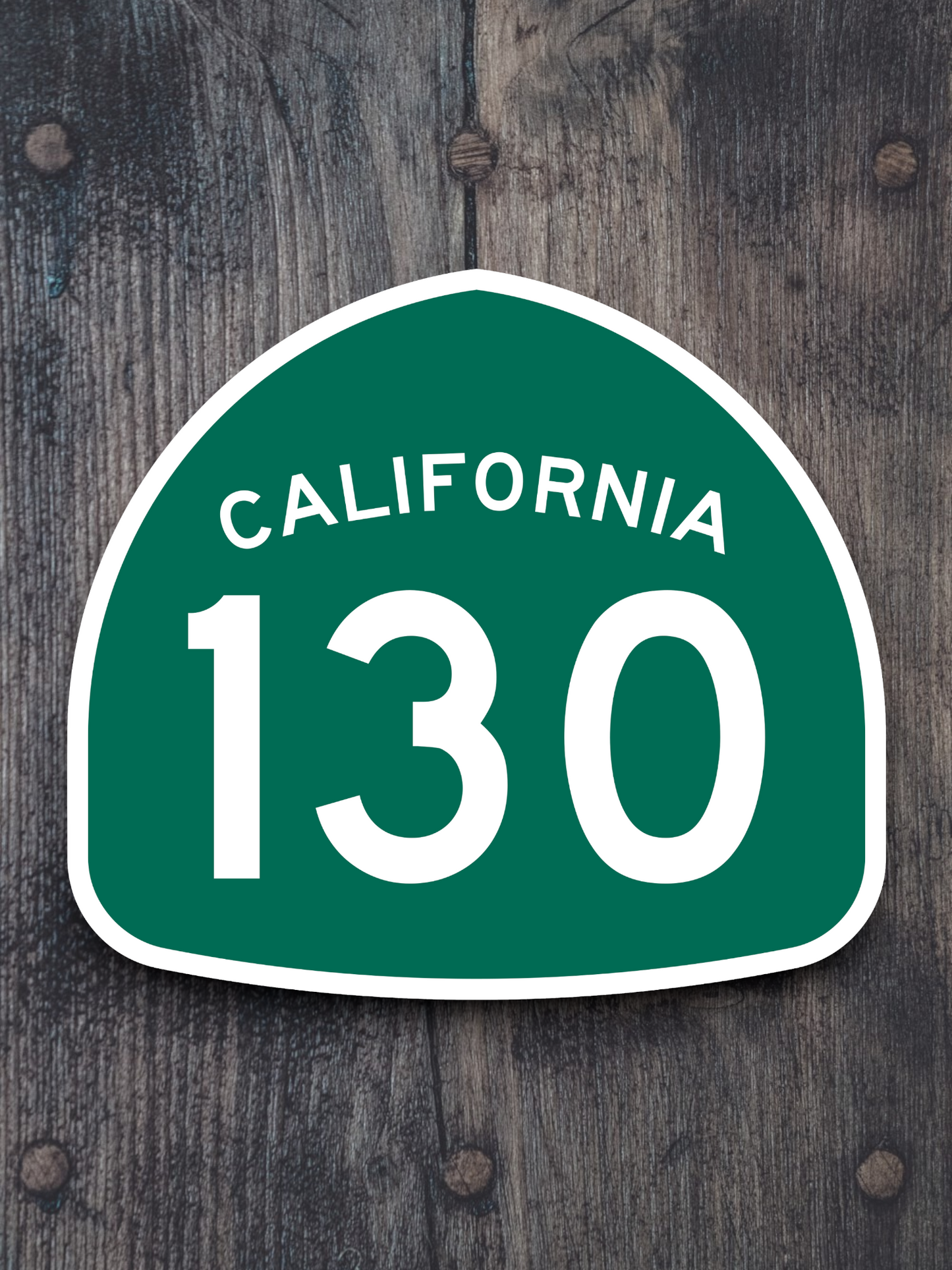 California State Route 130 Road Sign Sticker