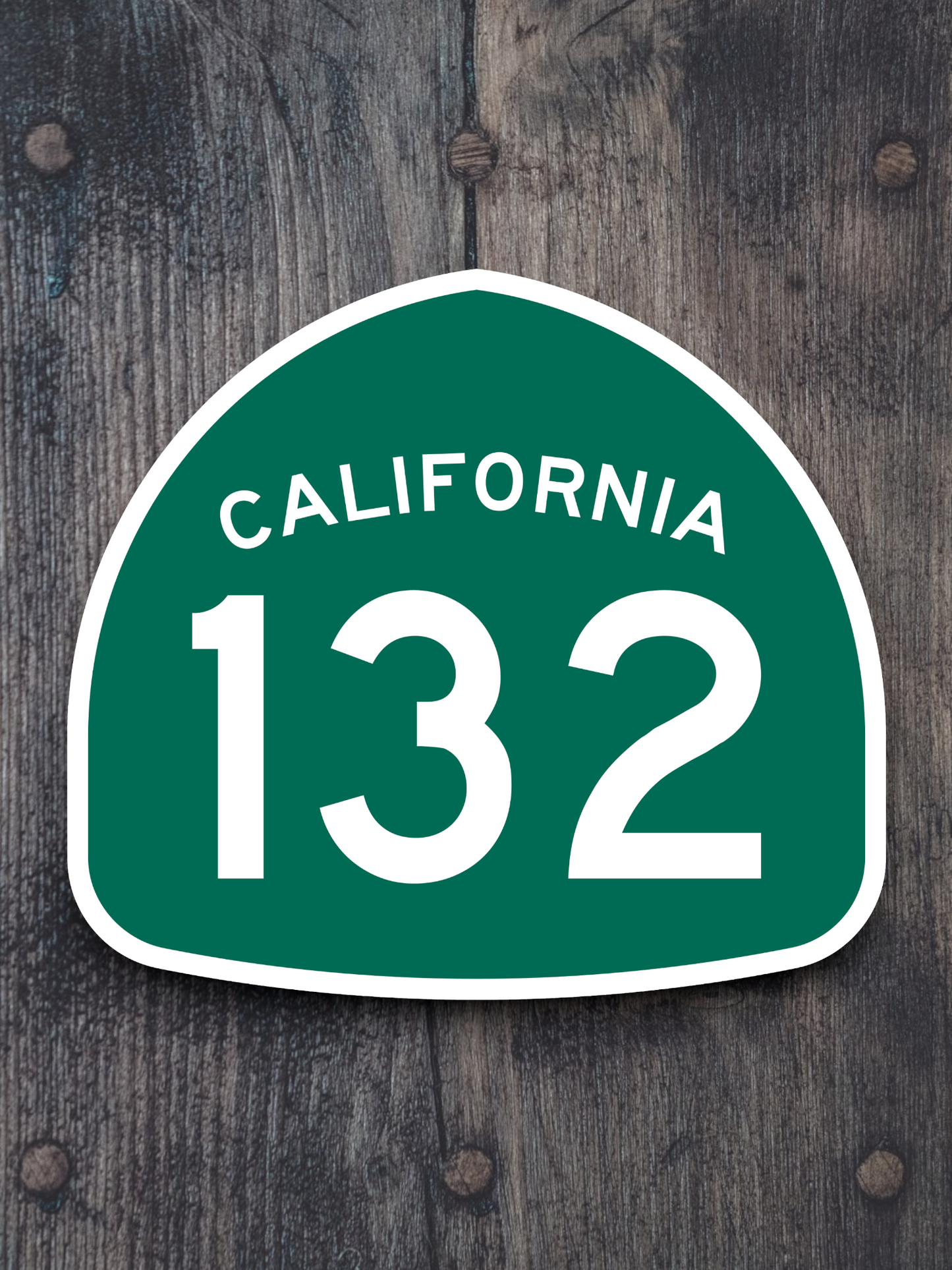 California State Route 132 Road Sign Sticker
