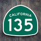 California State Route 135 Sticker