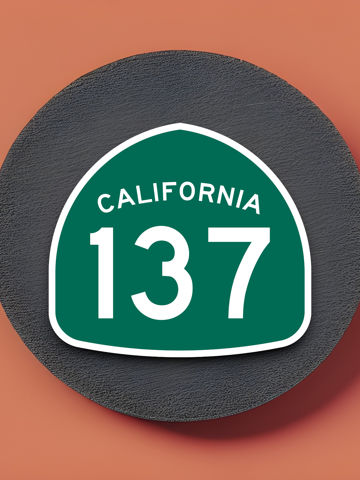 California State Route 137 Sticker