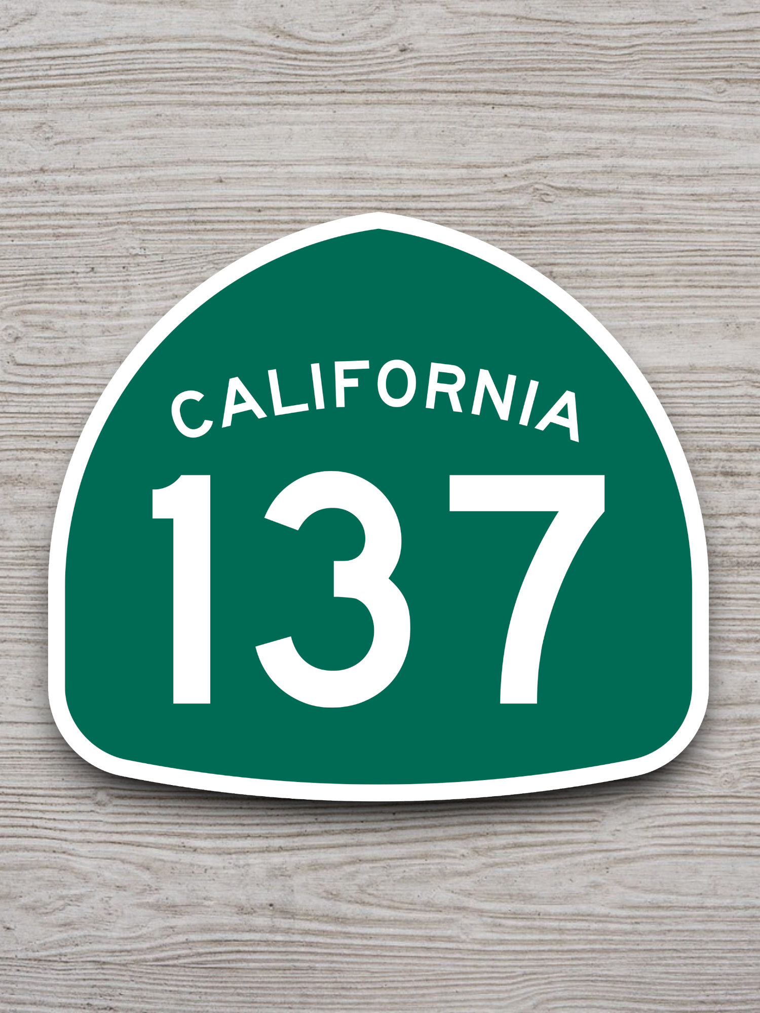 California State Route 137 Sticker