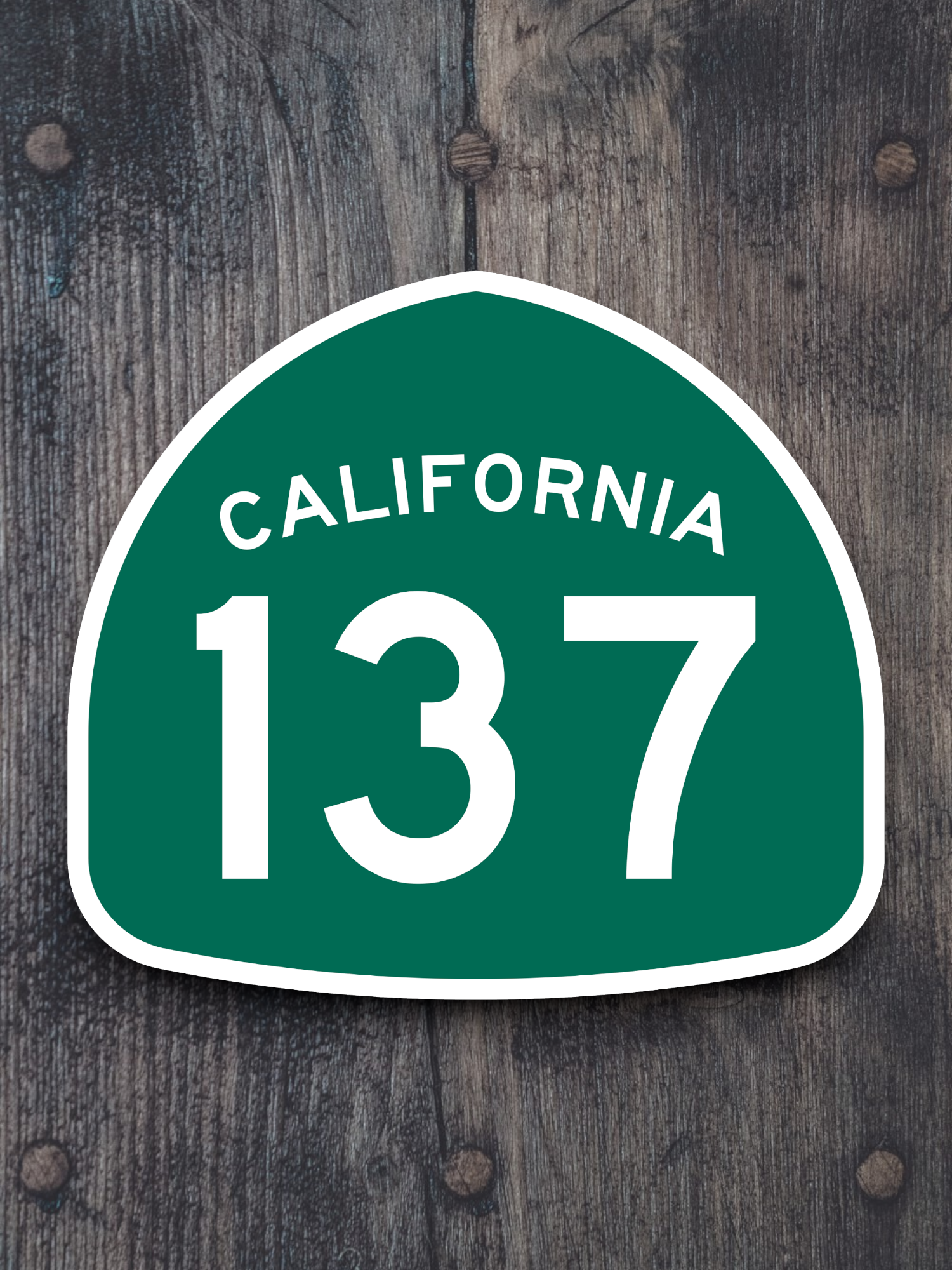 California State Route 137 Sticker