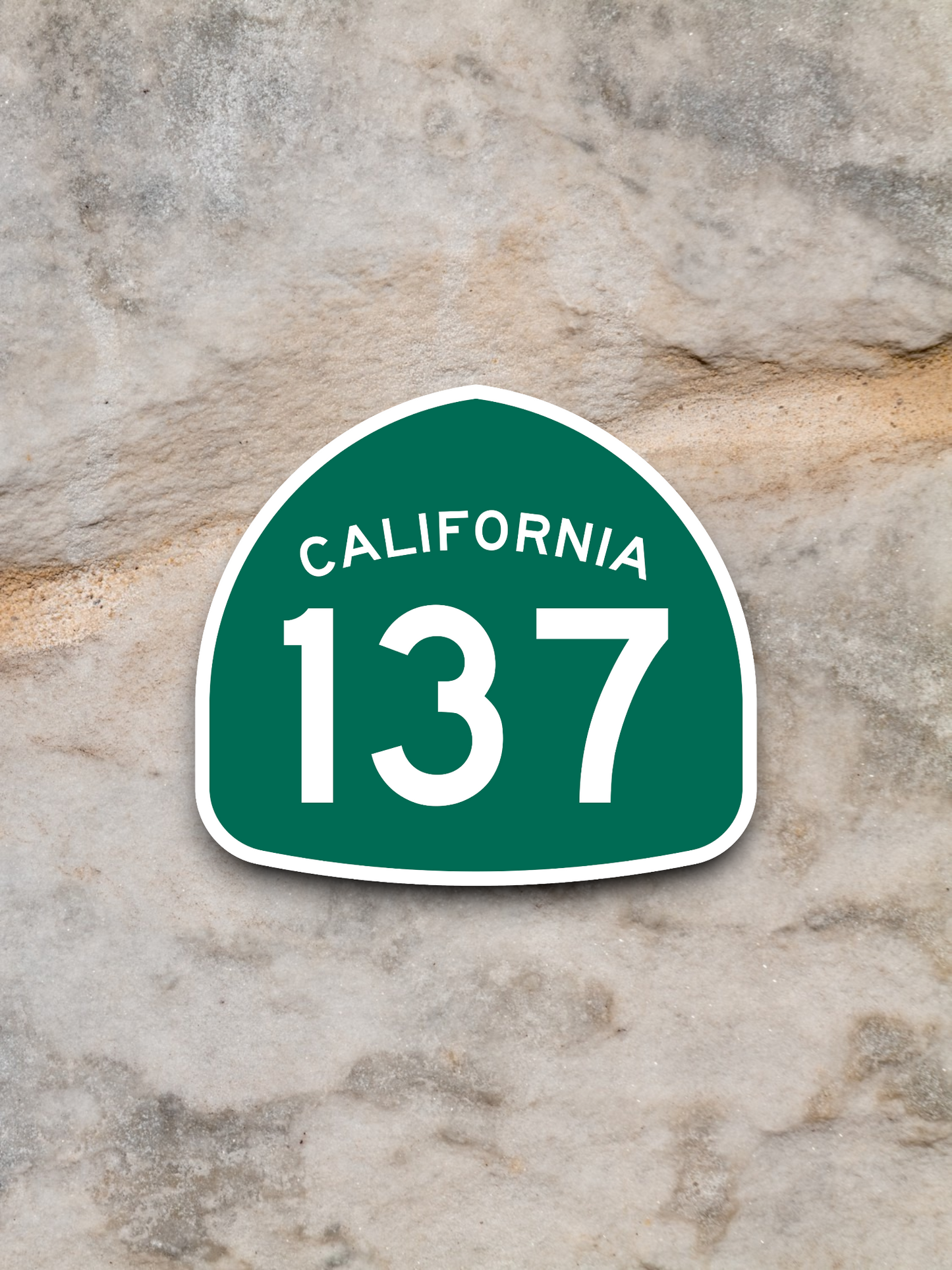 California State Route 137 Sticker