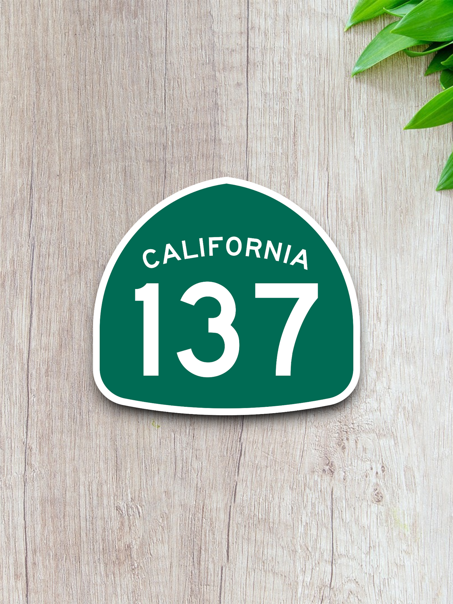 California State Route 137 Sticker