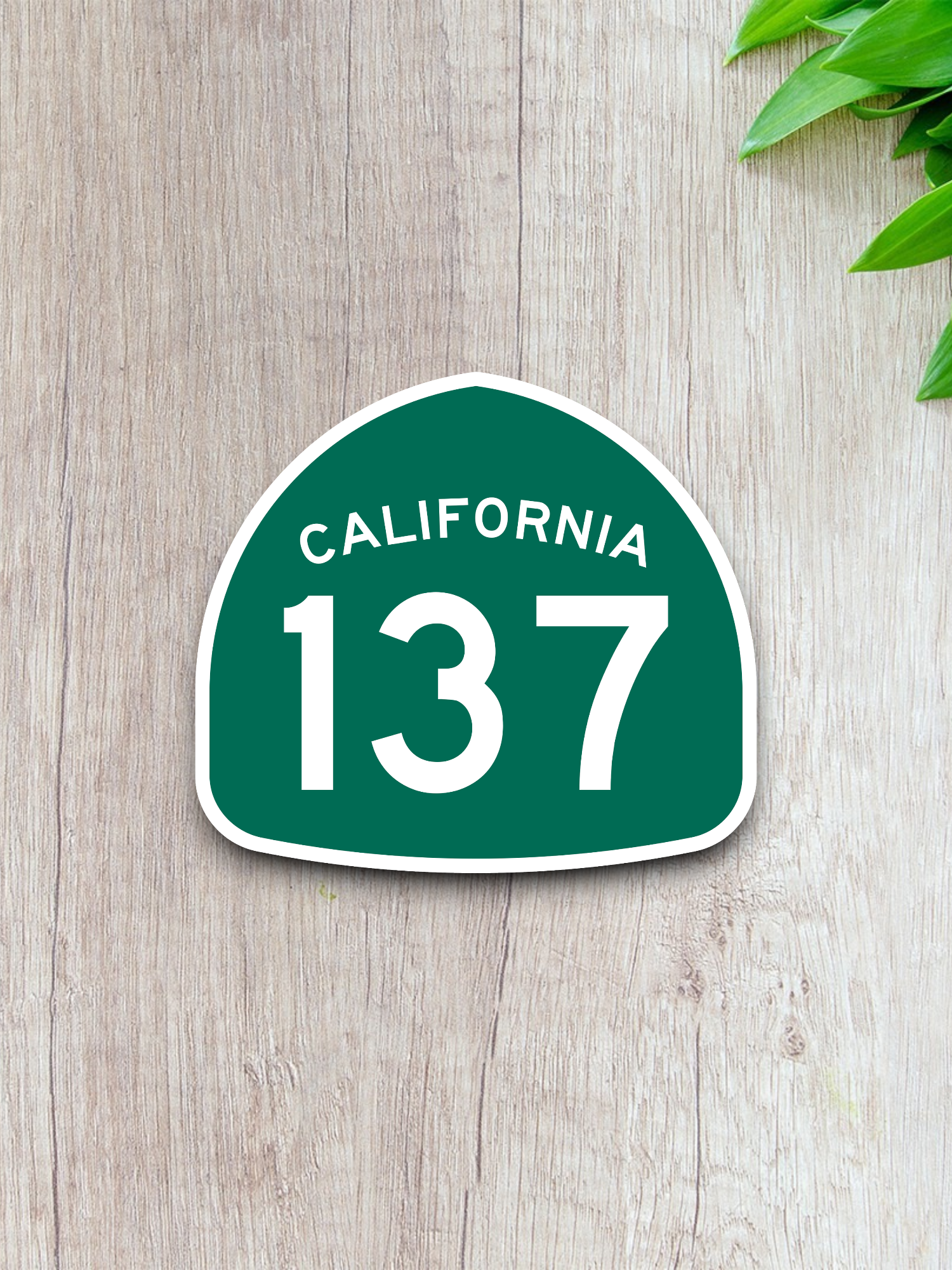 California State Route 137 Sticker