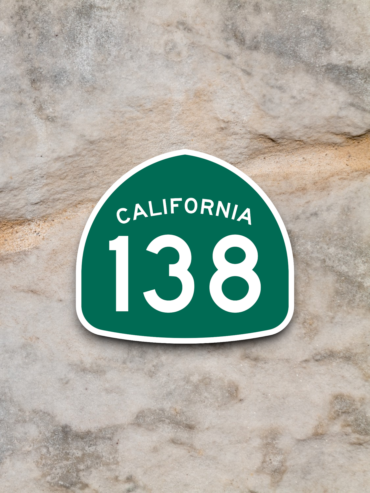 California State Route 138 Sticker