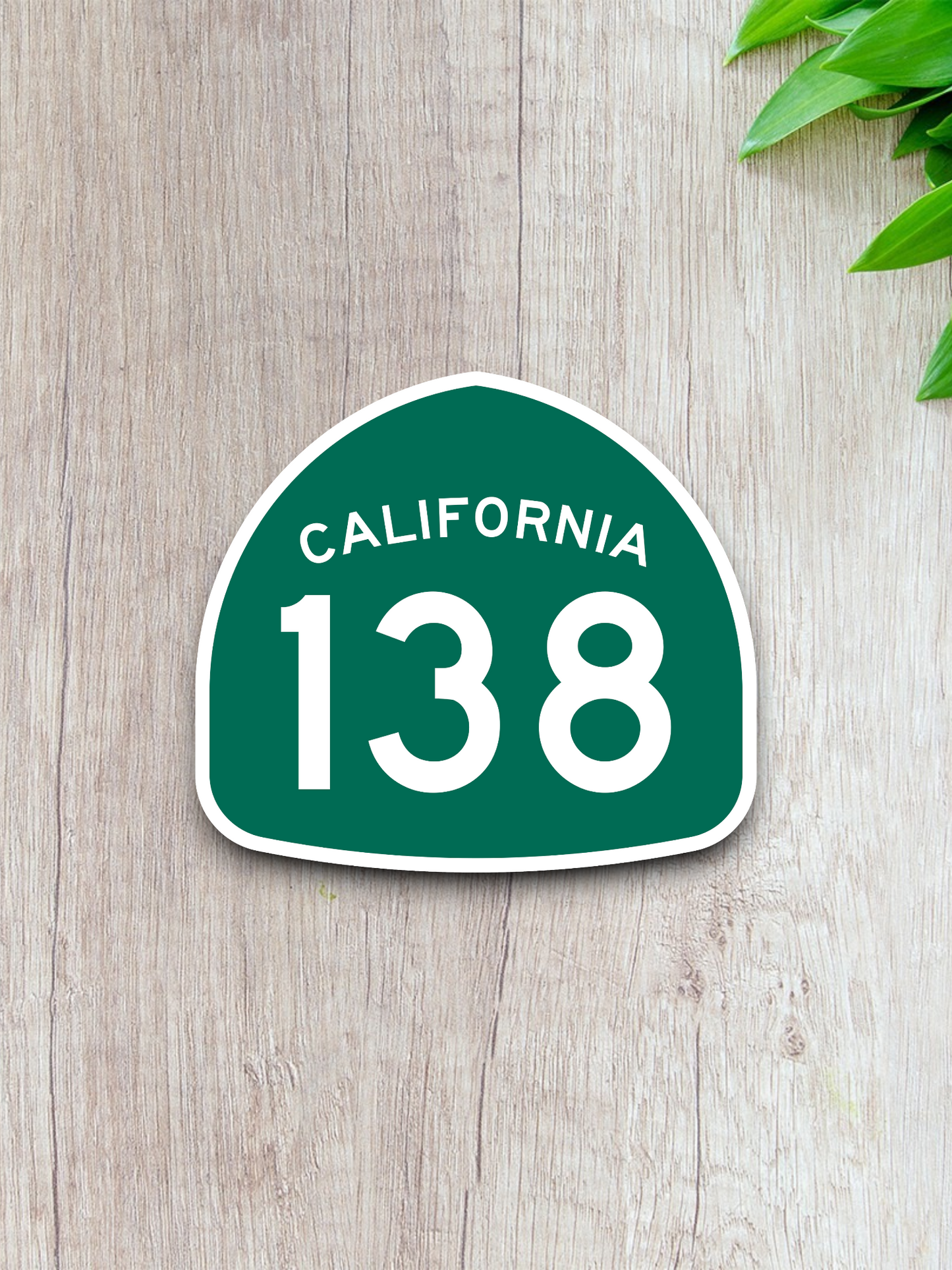 California State Route 138 Sticker