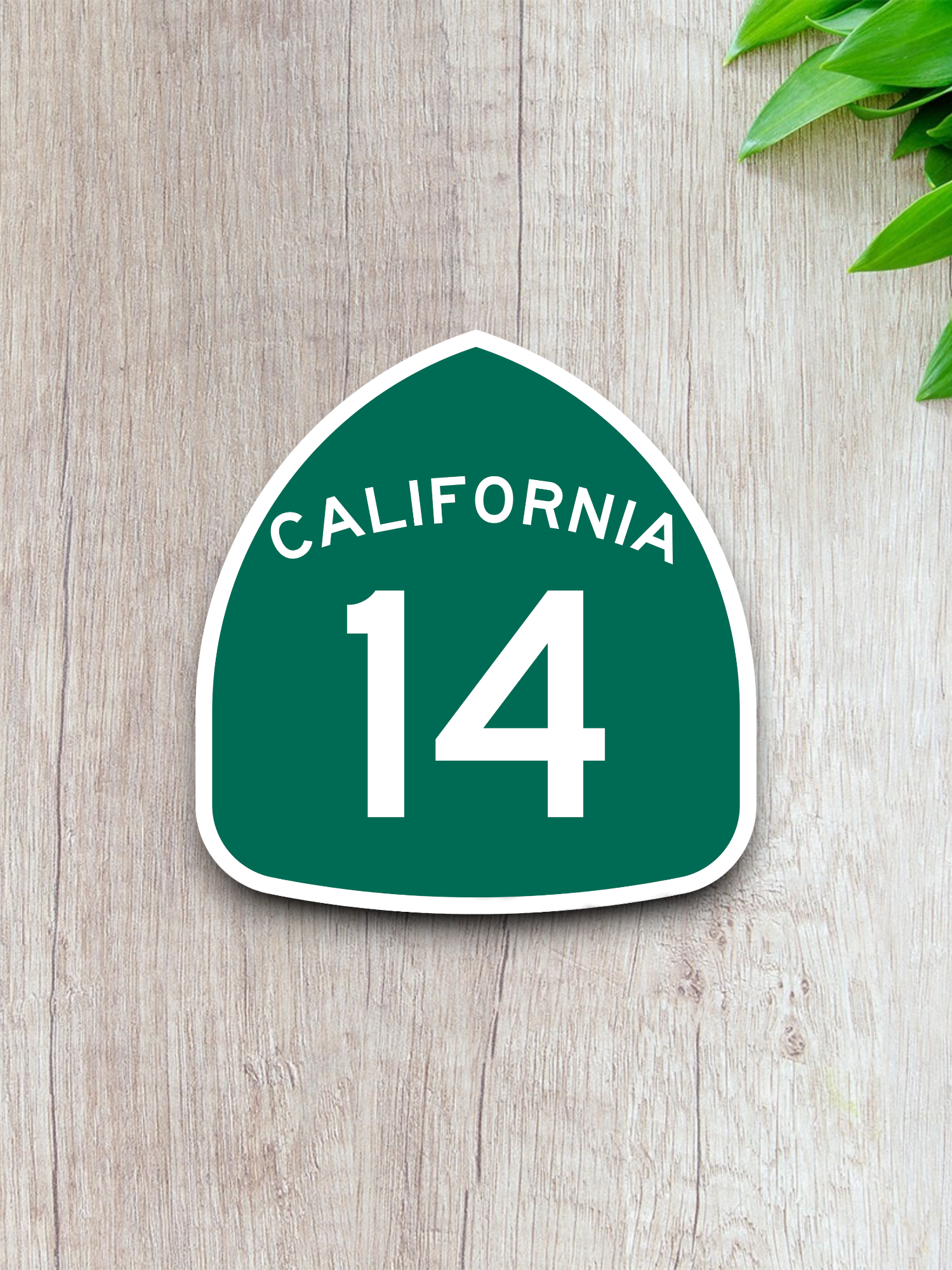 California State Route 14 Sticker