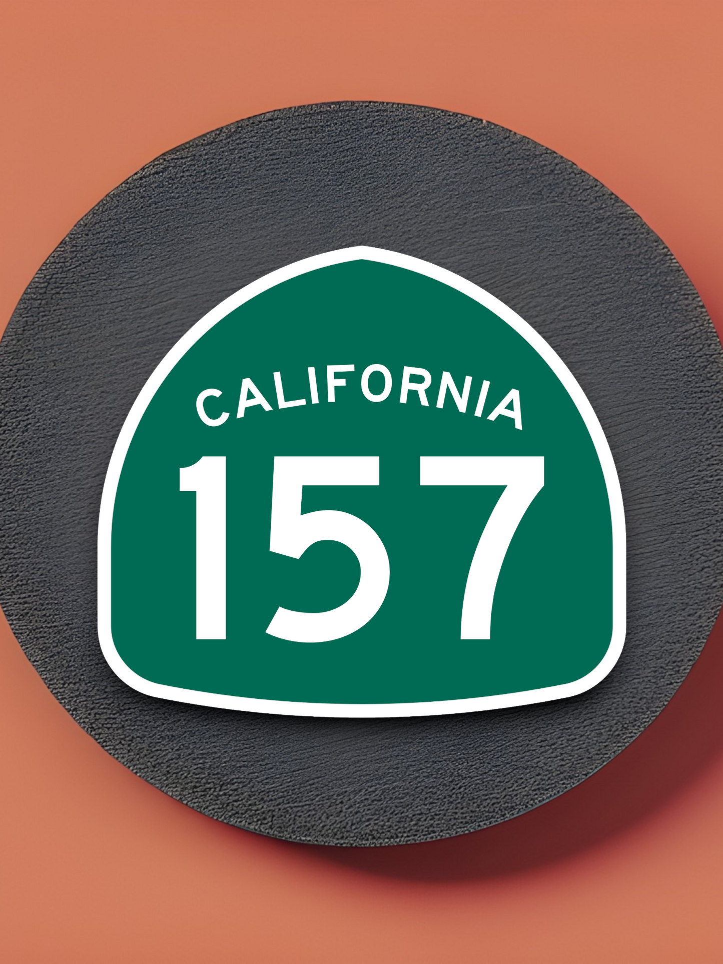 California State Route 157 Road Sign Sticker