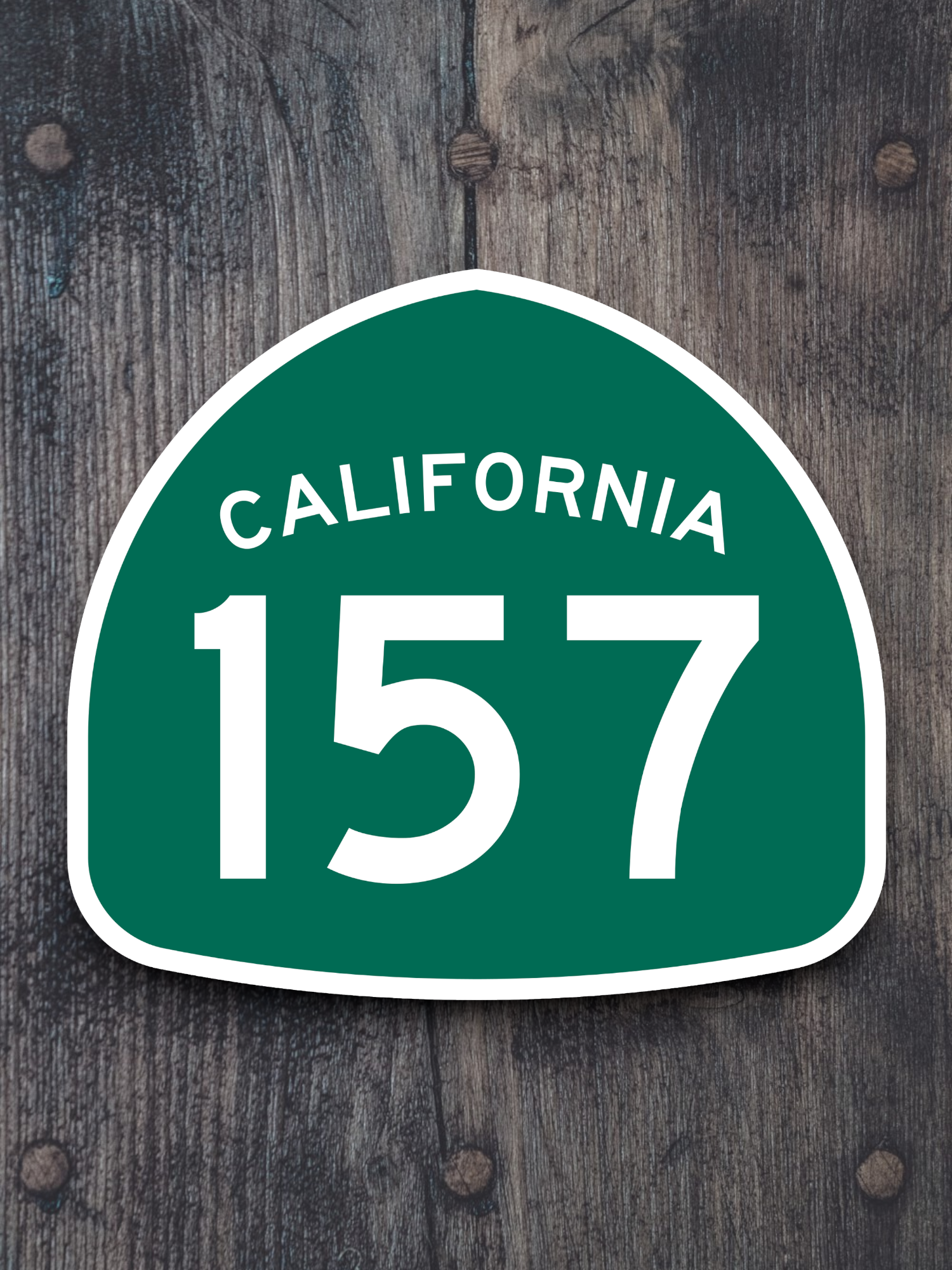 California State Route 157 Road Sign Sticker