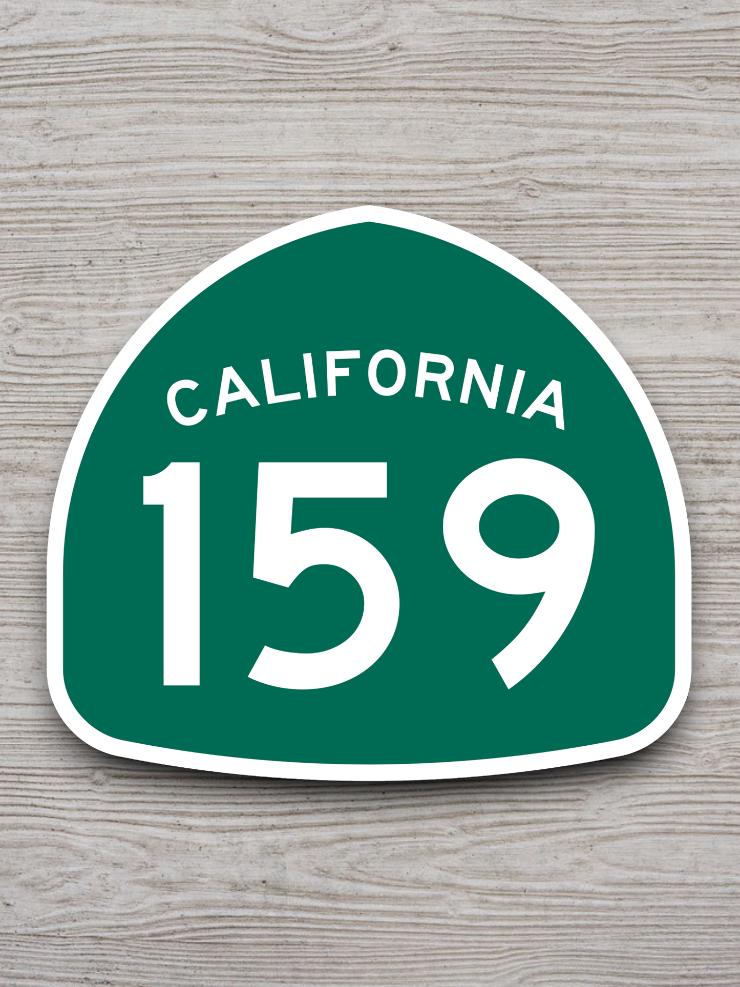 California State Route 159 Road Sign Sticker