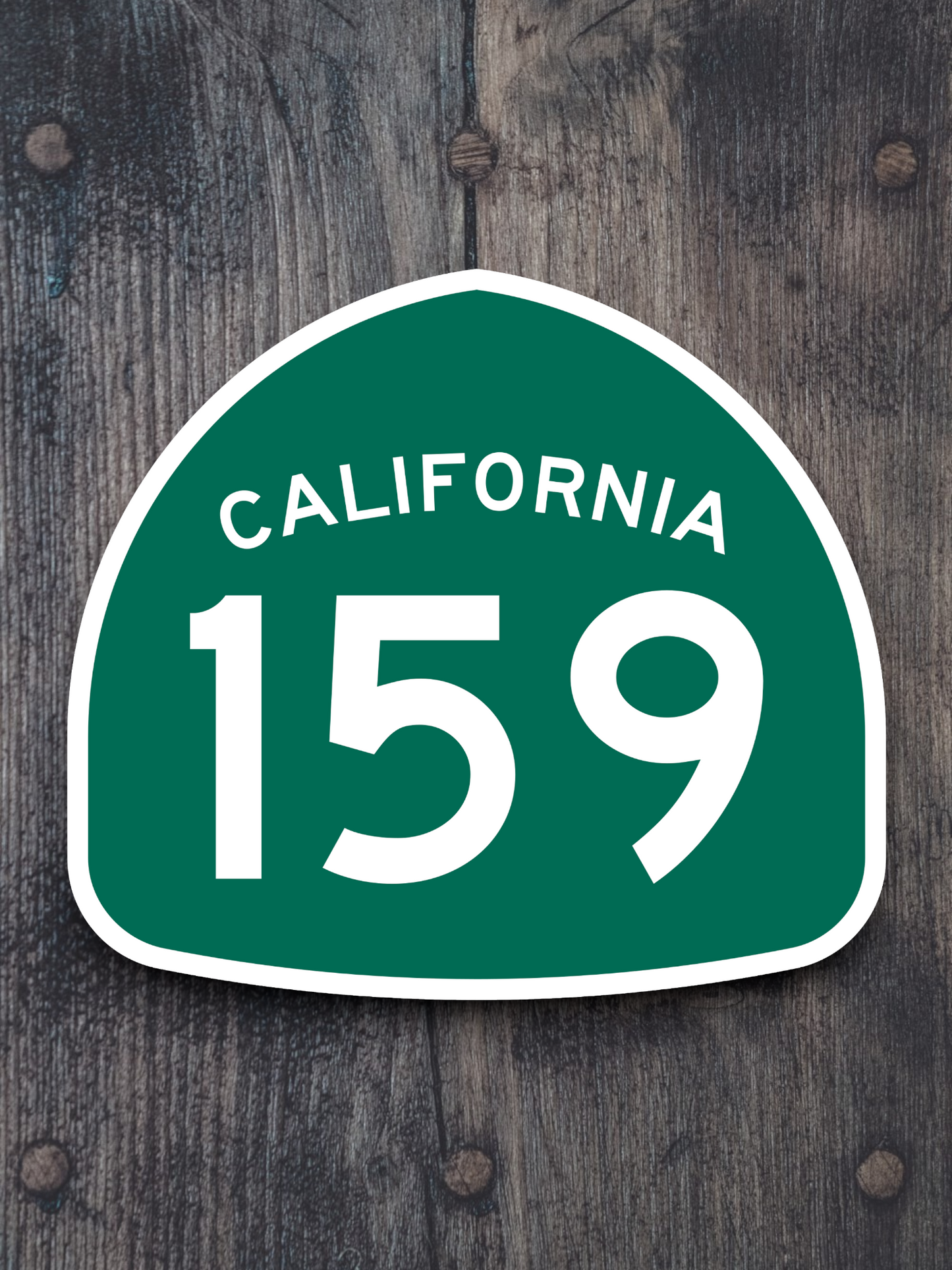 California State Route 159 Road Sign Sticker