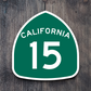 California State Route 15 Sticker