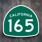 California State Route 165 Sticker