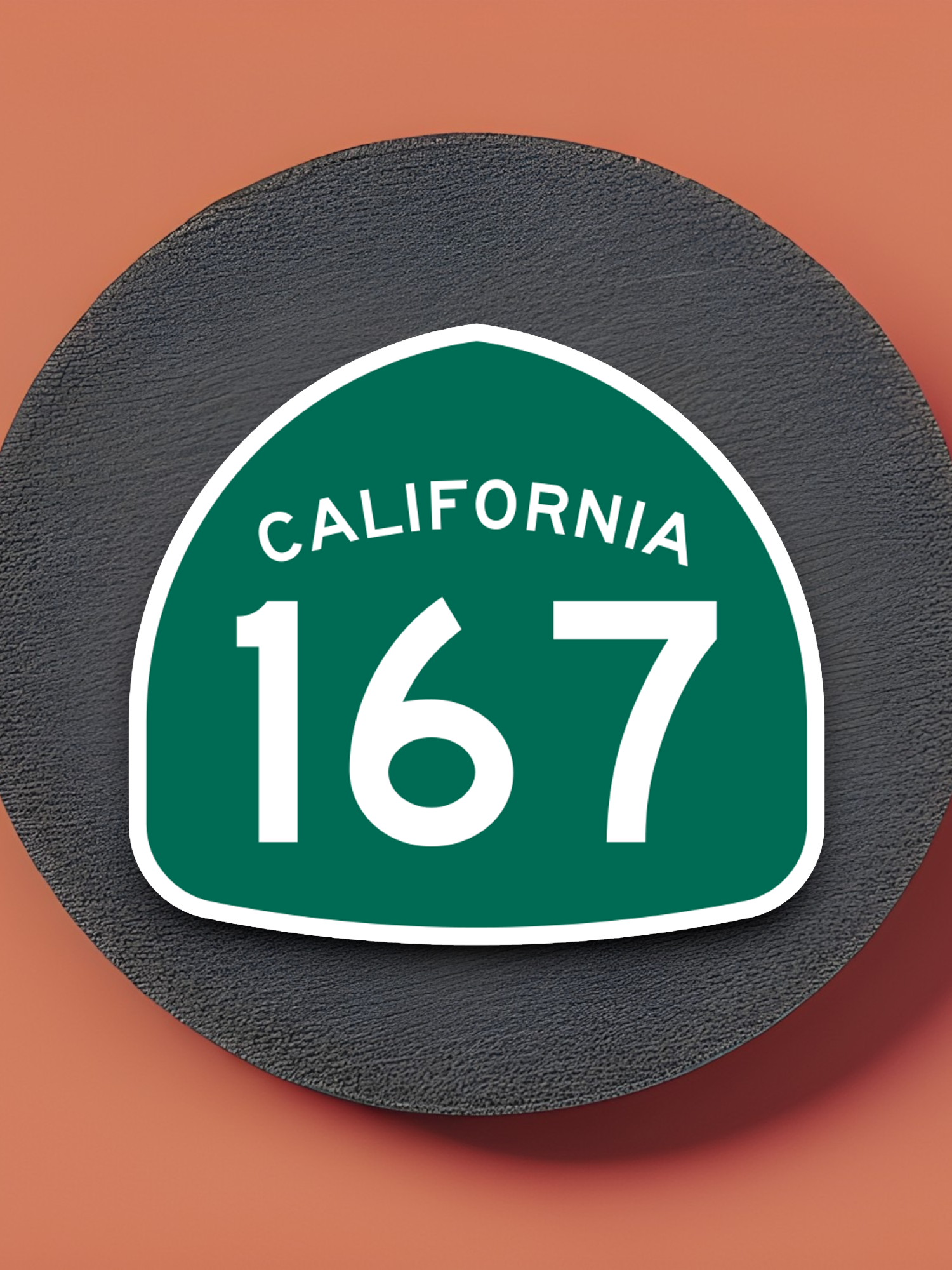 California State Route 167 Road Sign Sticker