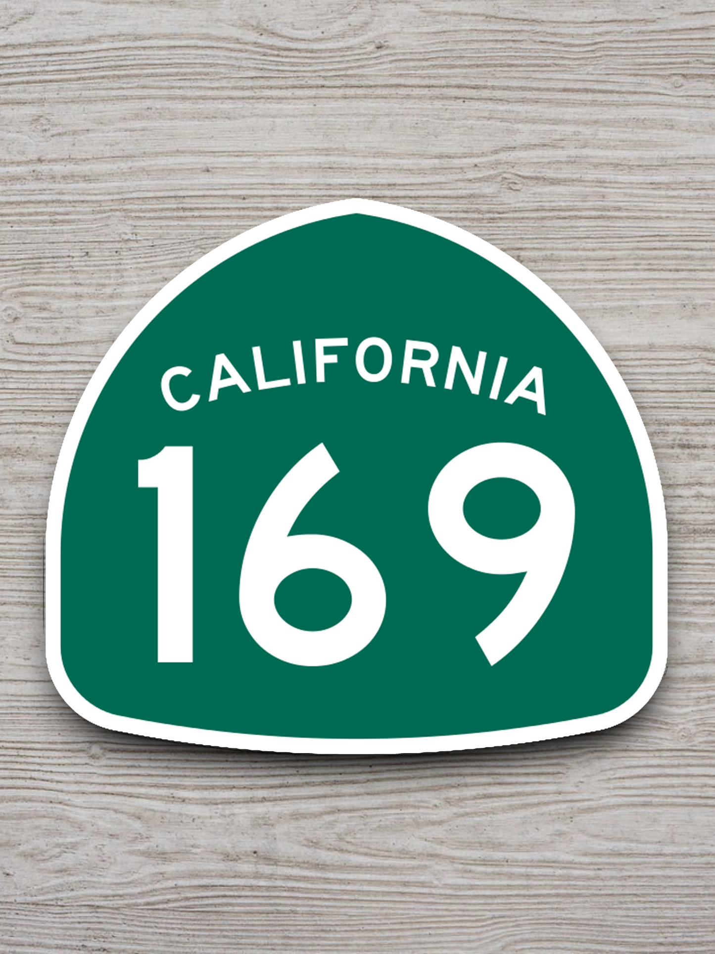 California State Route 169 Road Sign Sticker