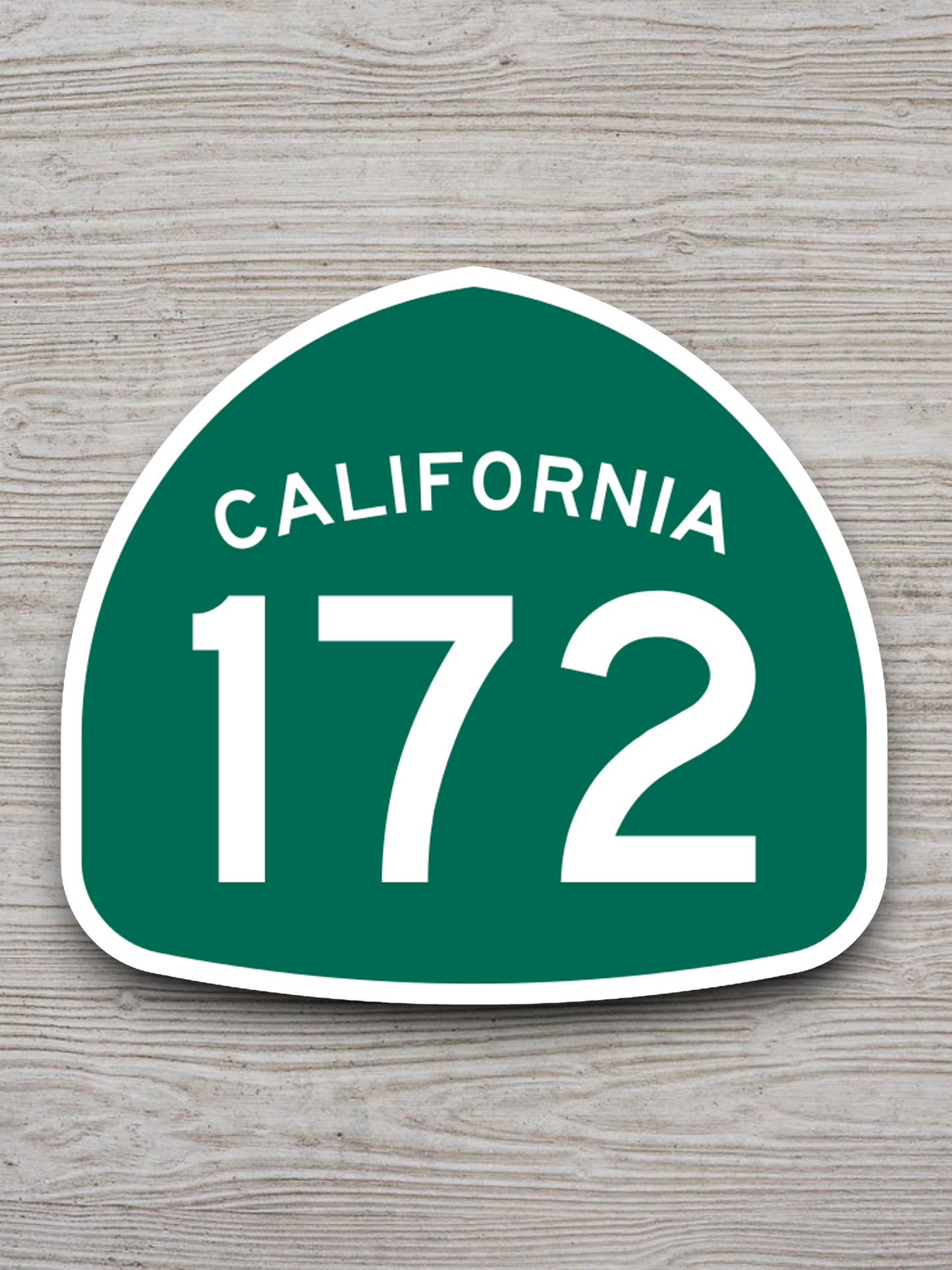 California State Route 172 Road Sign Sticker