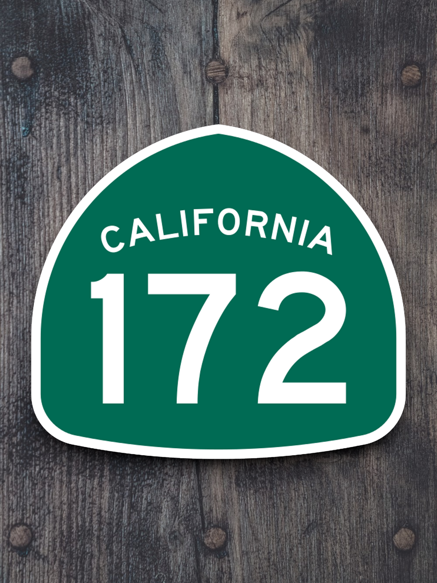 California State Route 172 Road Sign Sticker