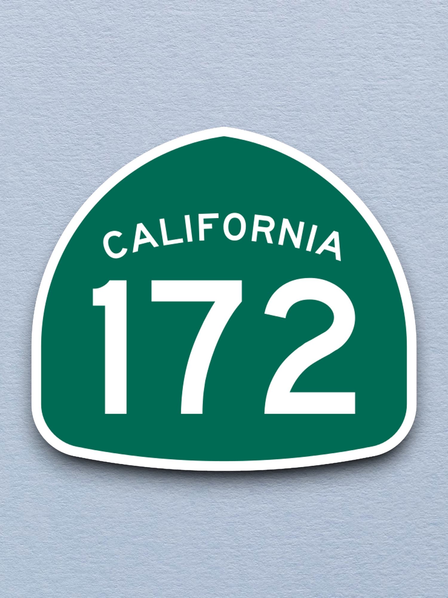 California State Route 172 Road Sign Sticker