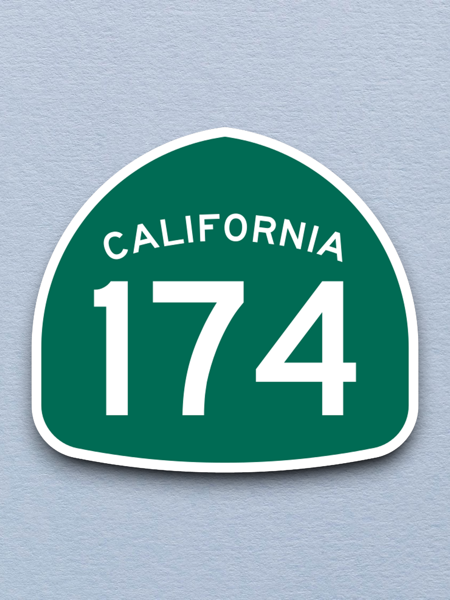 California State Route 174 Road Sign Sticker