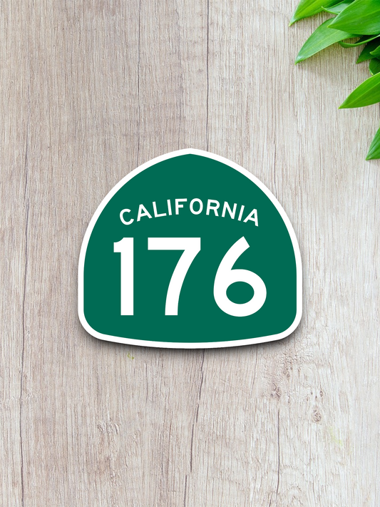 California State Route 176 Road Sign Sticker
