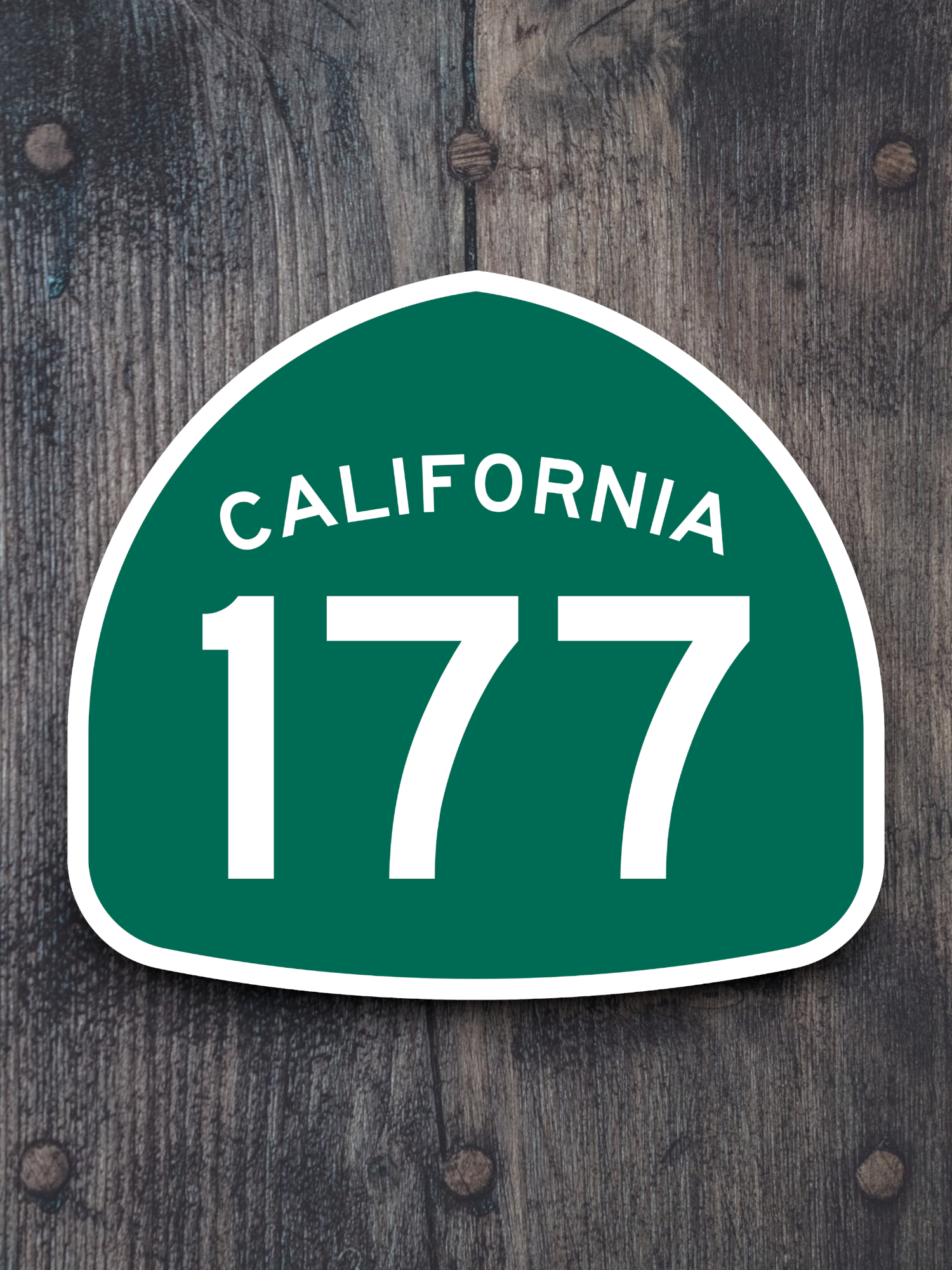 California State Route 177 Sticker