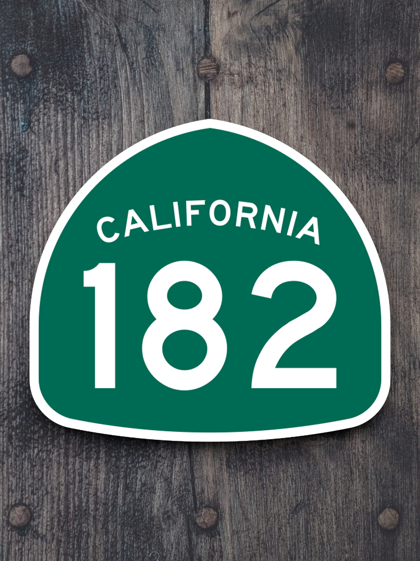 California State Route 182 Road Sign Sticker