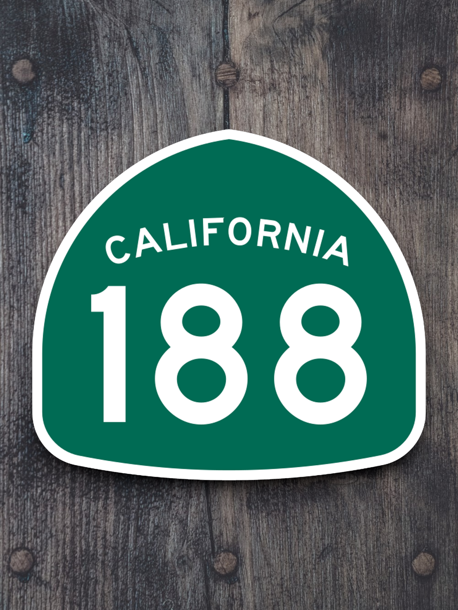 California State Route 188 Road Sign Sticker