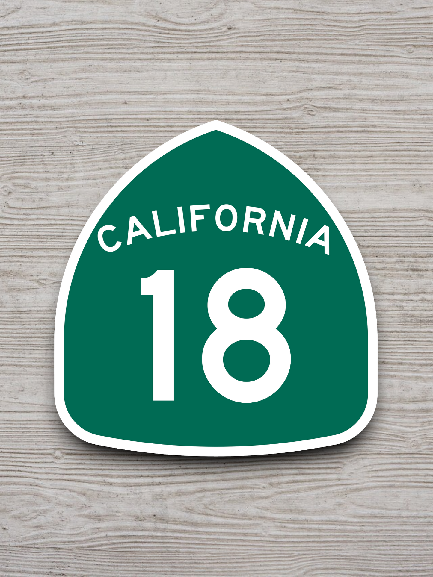 California State Route 18 Sticker