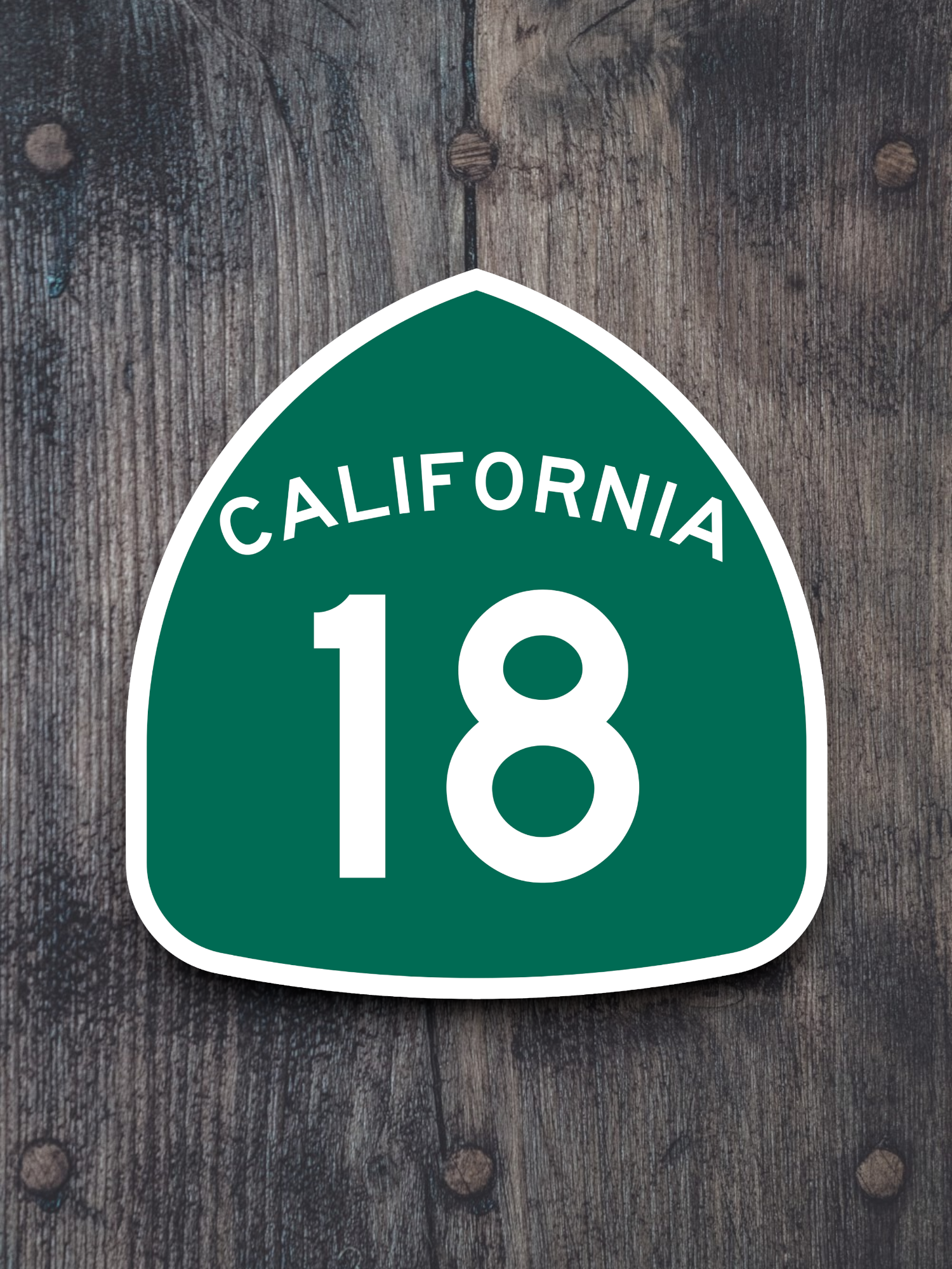 California State Route 18 Sticker