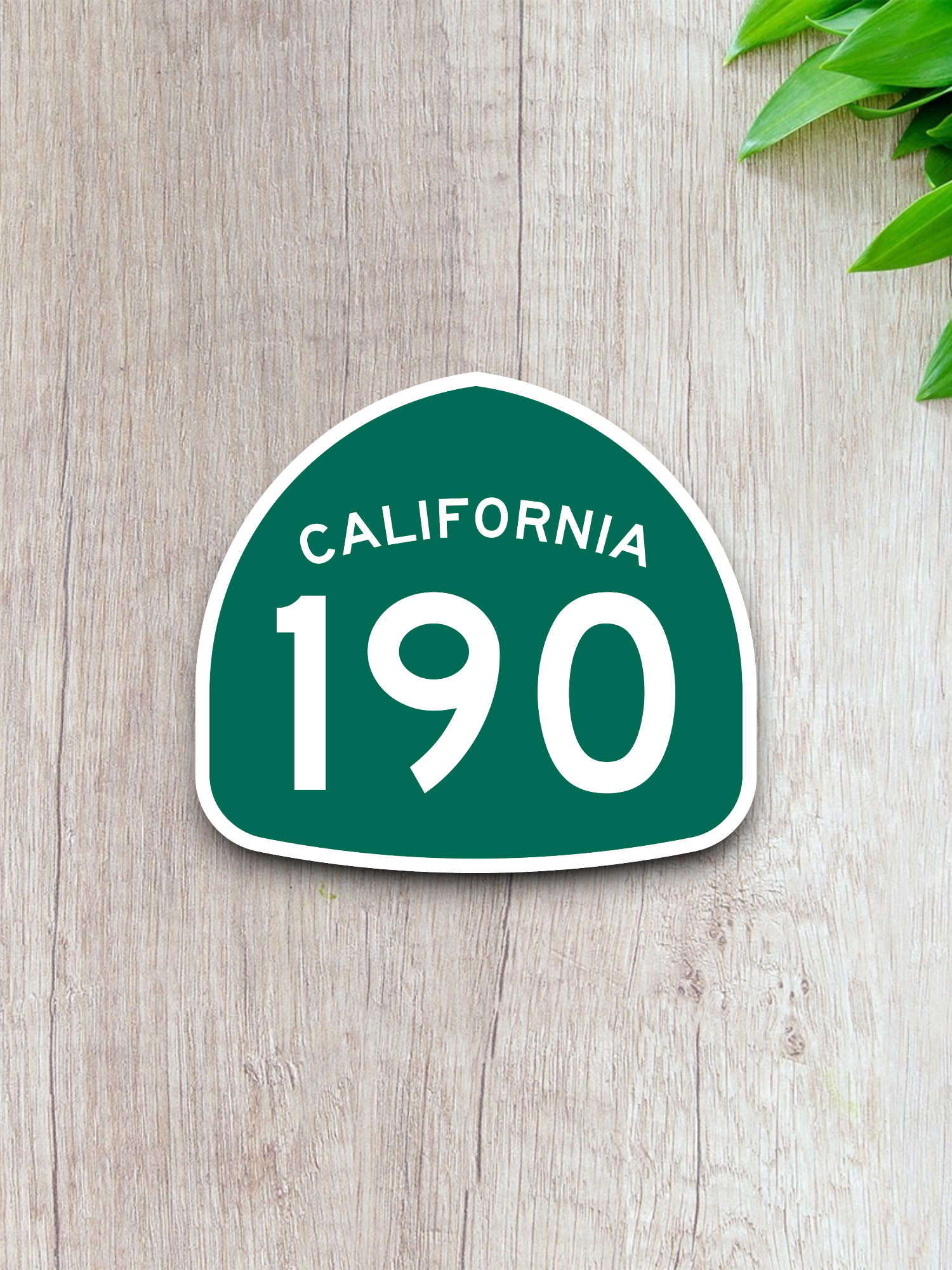 California State Route 190 Sticker